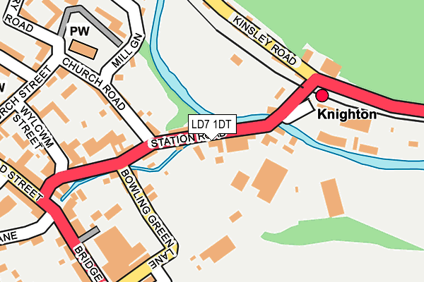 Map of KNIGHTON CLASSICS LIMITED at local scale