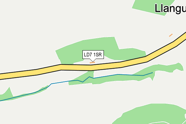 LD7 1SR map - OS OpenMap – Local (Ordnance Survey)