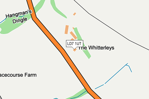 LD7 1UT map - OS OpenMap – Local (Ordnance Survey)