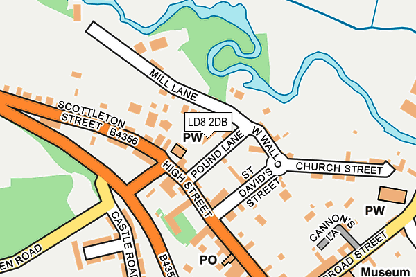 LD8 2DB map - OS OpenMap – Local (Ordnance Survey)