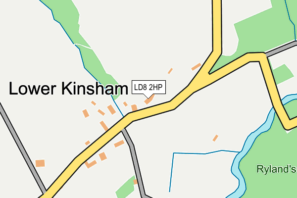 LD8 2HP map - OS OpenMap – Local (Ordnance Survey)