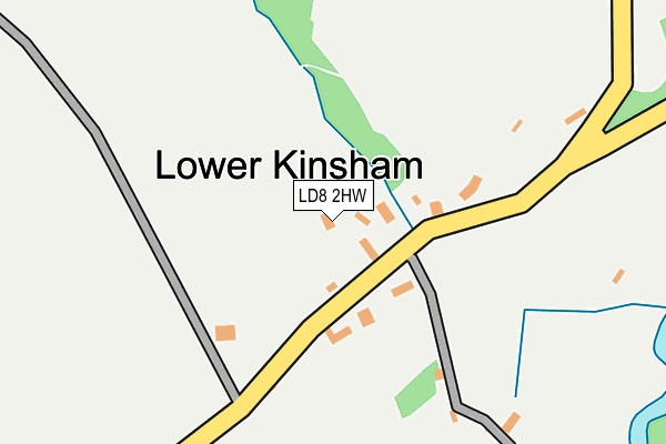 LD8 2HW map - OS OpenMap – Local (Ordnance Survey)