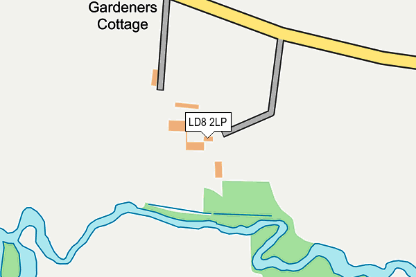 LD8 2LP map - OS OpenMap – Local (Ordnance Survey)