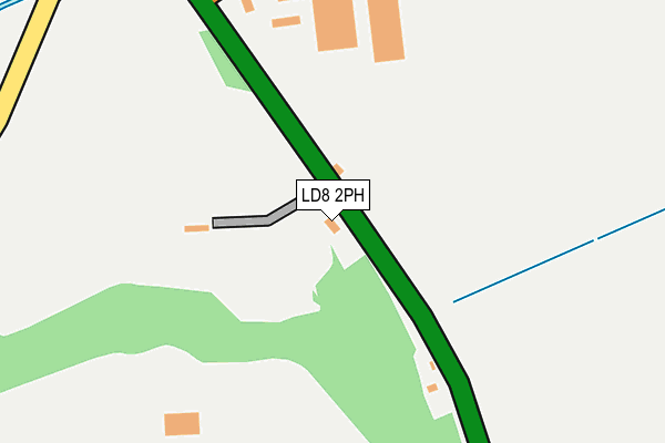LD8 2PH map - OS OpenMap – Local (Ordnance Survey)