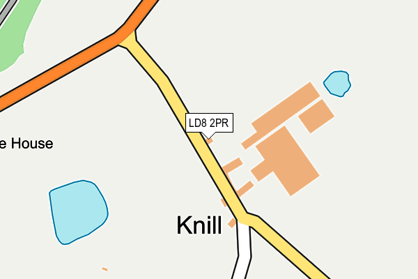 LD8 2PR map - OS OpenMap – Local (Ordnance Survey)