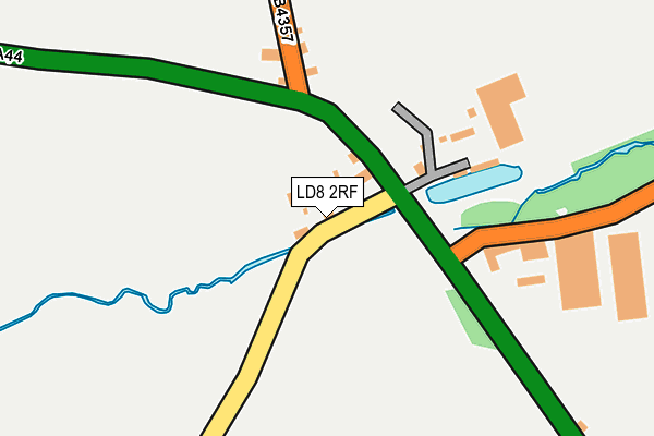LD8 2RF map - OS OpenMap – Local (Ordnance Survey)