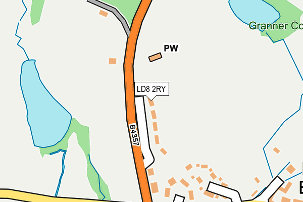 LD8 2RY map - OS OpenMap – Local (Ordnance Survey)