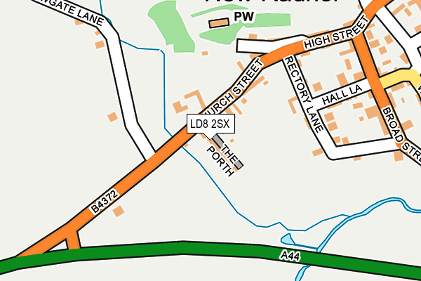 LD8 2SX map - OS OpenMap – Local (Ordnance Survey)