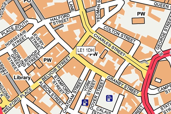 Map of READINGS PROPERTY LETTINGS LIMITED at local scale