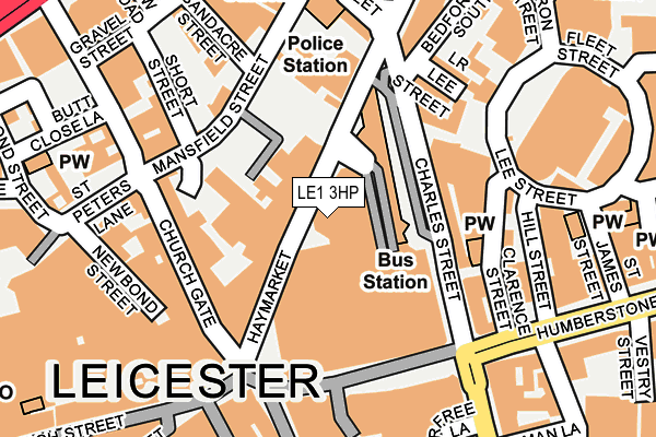 LE1 3HP map - OS OpenMap – Local (Ordnance Survey)