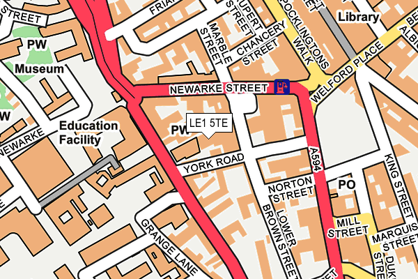 Map of LEWIS'S FOOD LTD at local scale