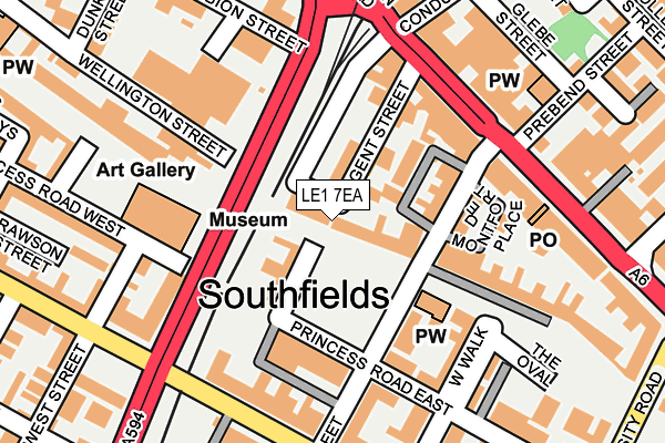 Map of BRUNEL PROPERTY HOLDINGS LTD at local scale