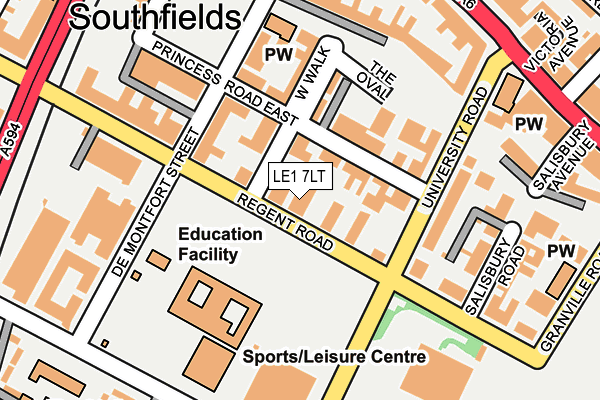 Map of 52 SUTHERLAND SQUARE LIMITED at local scale