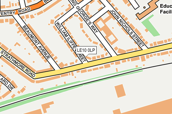 LE10 0LP map - OS OpenMap – Local (Ordnance Survey)