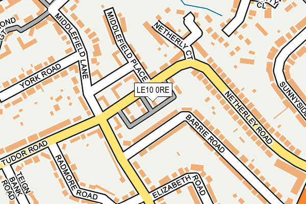 LE10 0RE map - OS OpenMap – Local (Ordnance Survey)