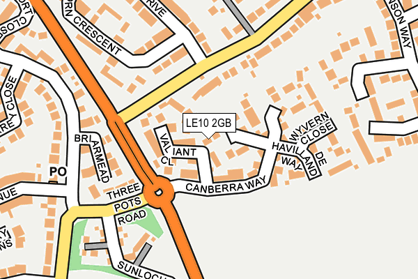 LE10 2GB map - OS OpenMap – Local (Ordnance Survey)