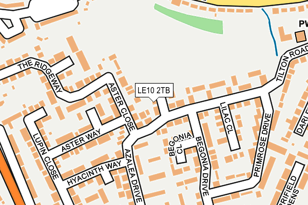 LE10 2TB map - OS OpenMap – Local (Ordnance Survey)