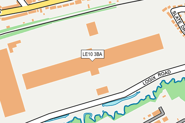 LE10 3BA map - OS OpenMap – Local (Ordnance Survey)