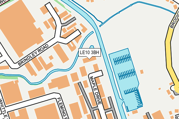 LE10 3BH map - OS OpenMap – Local (Ordnance Survey)