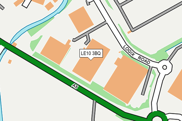 LE10 3BQ map - OS OpenMap – Local (Ordnance Survey)