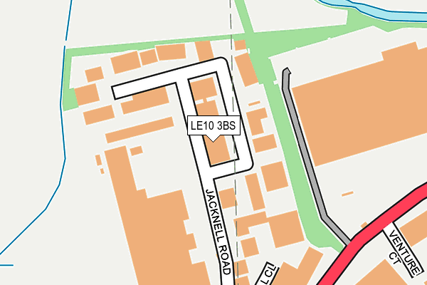 LE10 3BS map - OS OpenMap – Local (Ordnance Survey)