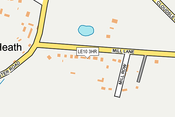LE10 3HR map - OS OpenMap – Local (Ordnance Survey)