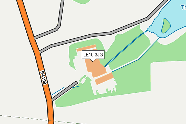 LE10 3JG map - OS OpenMap – Local (Ordnance Survey)