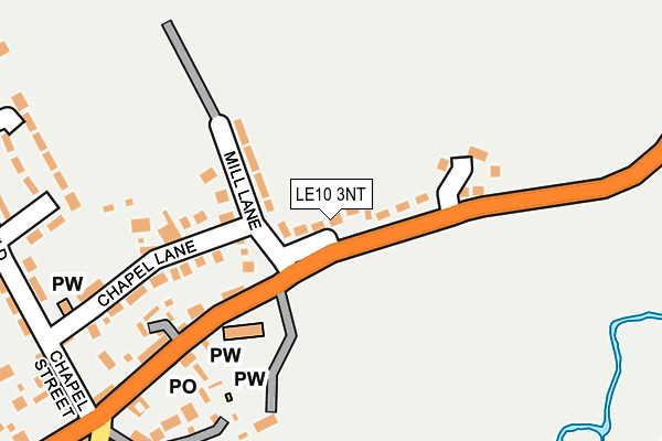 LE10 3NT map - OS OpenMap – Local (Ordnance Survey)