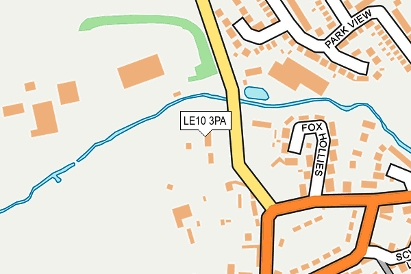 LE10 3PA map - OS OpenMap – Local (Ordnance Survey)