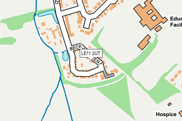 LE11 2UT map - OS OpenMap – Local (Ordnance Survey)