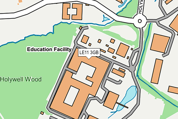 LE11 3GB map - OS OpenMap – Local (Ordnance Survey)