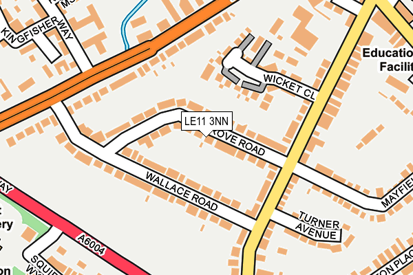 LE11 3NN map - OS OpenMap – Local (Ordnance Survey)