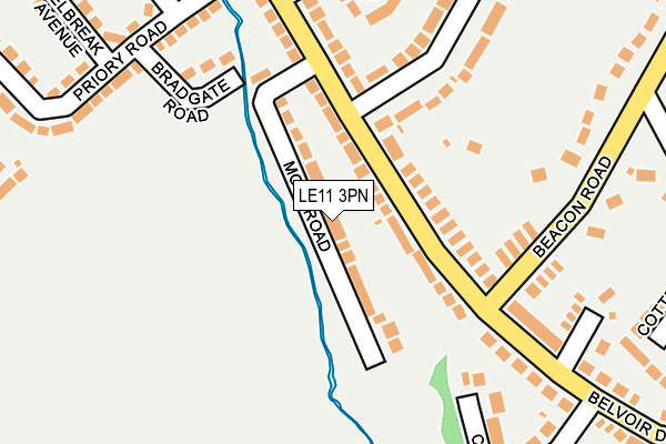 LE11 3PN map - OS OpenMap – Local (Ordnance Survey)