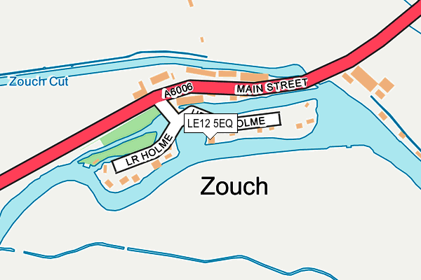 Map of ZOUCH MILL MANAGEMENT COMPANY LIMITED at local scale
