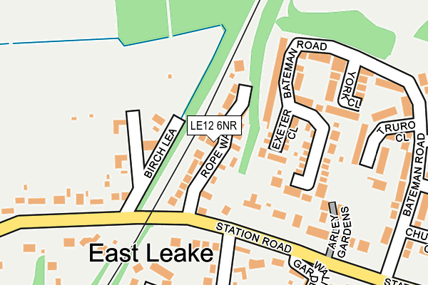 LE12 6NR map - OS OpenMap – Local (Ordnance Survey)