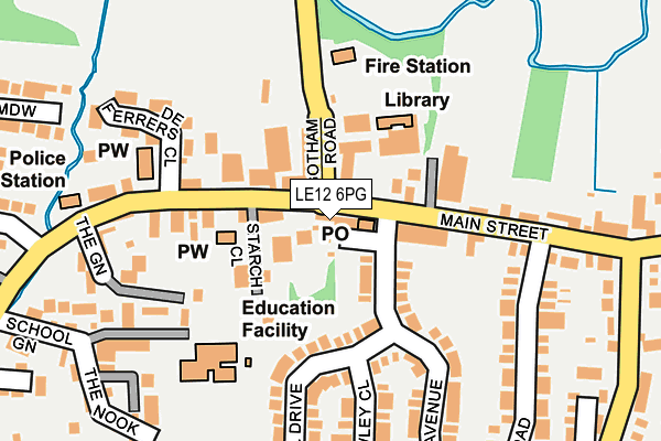 Map of THE ROUND ROBINN LTD. at local scale
