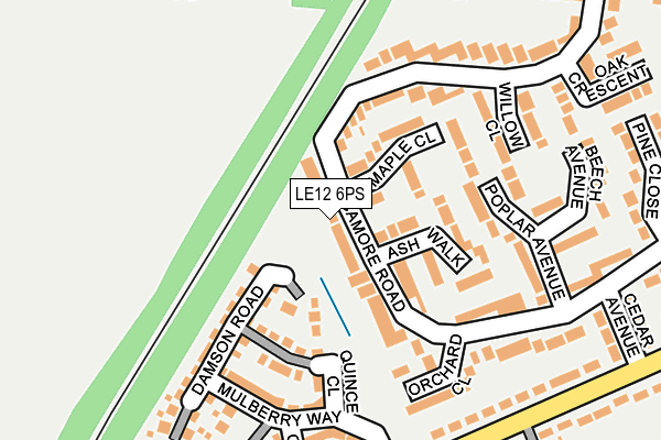 Map of BIOSPAG LIMITED at local scale