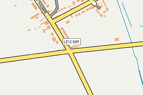 LE12 6SP map - OS OpenMap – Local (Ordnance Survey)