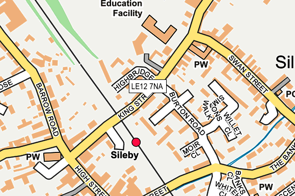 Map of COOKIE CRUMBLE SILEBY LIMITED at local scale