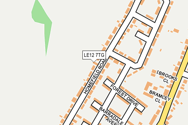 Map of CHARNWOOD CASINO HIRE LIMITED at local scale