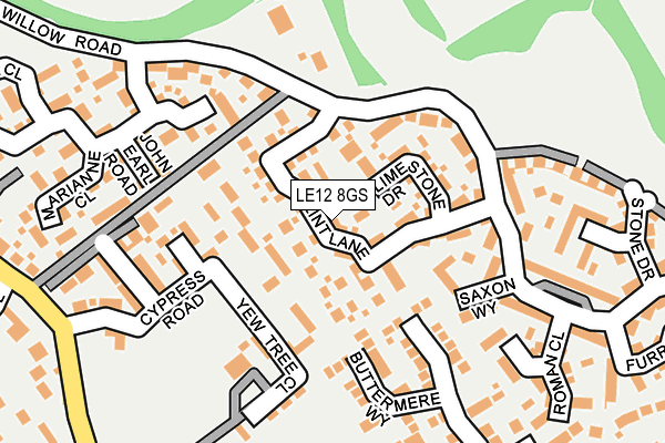 Map of BROOKS OF LEICESTER LIMITED at local scale