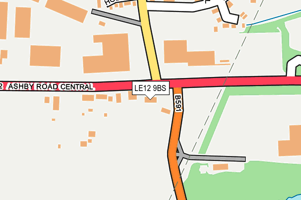 Map of JUNCTION 23 LORRY PARK LIMITED at local scale