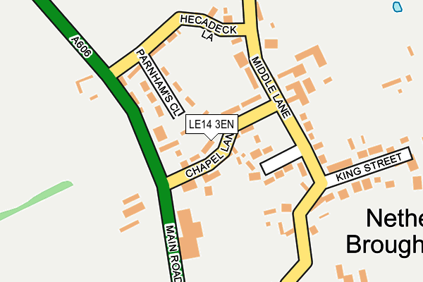 LE14 3EN map - OS OpenMap – Local (Ordnance Survey)