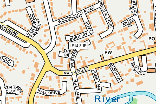 Map of FOUR HILLS WELDING SERVICES LTD at local scale
