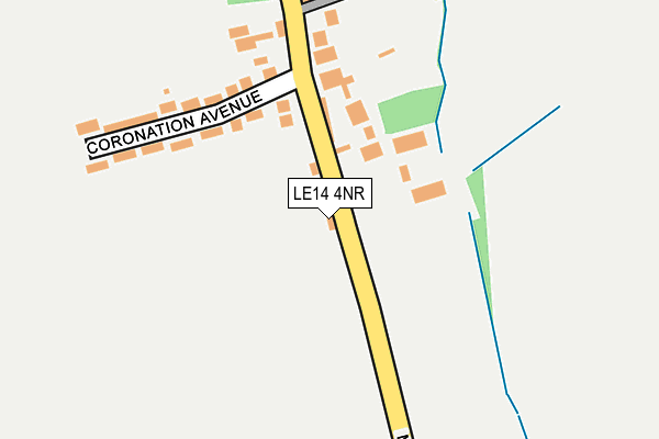 LE14 4NR map - OS OpenMap – Local (Ordnance Survey)