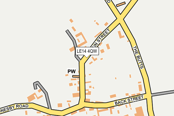 Map of WFH CONSULTING LIMITED at local scale