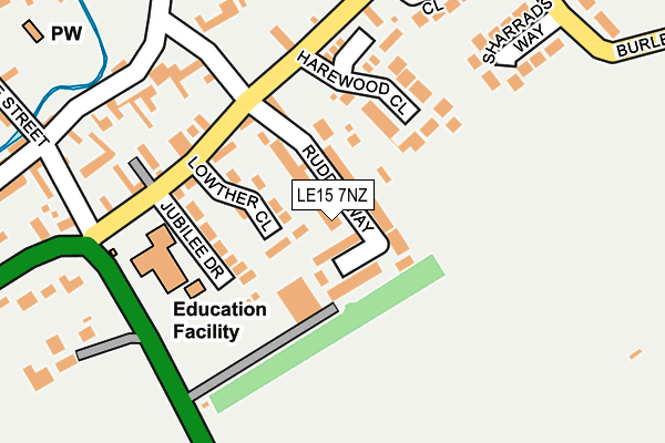Map of BAINTON FISHERIES LIMITED at local scale