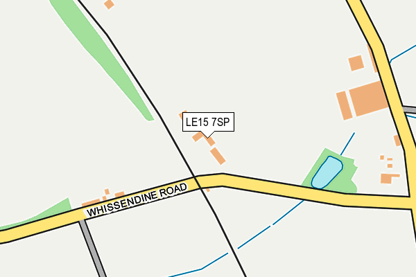 LE15 7SP map - OS OpenMap – Local (Ordnance Survey)
