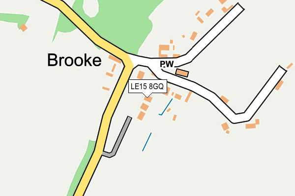 LE15 8GQ map - OS OpenMap – Local (Ordnance Survey)