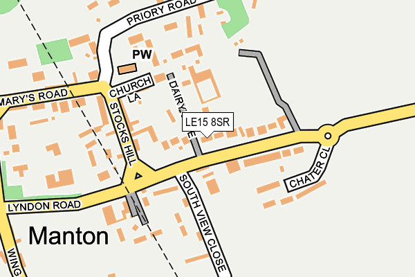 Map of MANTON TECHNICAL SERVICES LIMITED at local scale